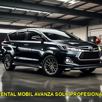 rental mobil Avanza Solo profesional